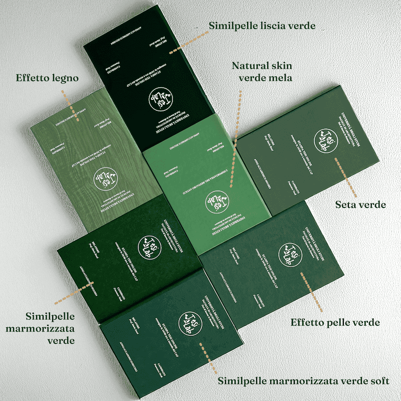 Copertina tesi verde scuro